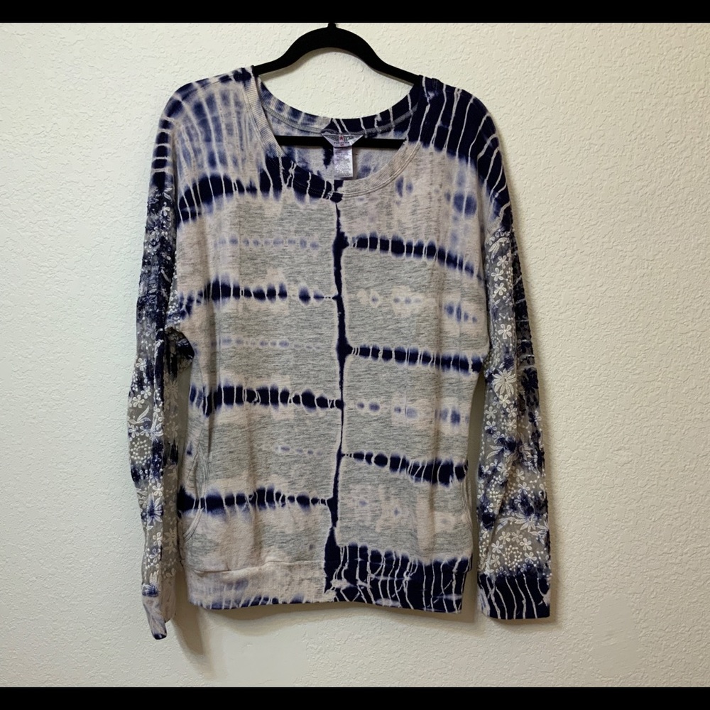 Hard Tail long sleeve pullover skeleton embroidery